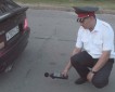 Автолюбитель из Суходола по дороге домой переехал через полицейского